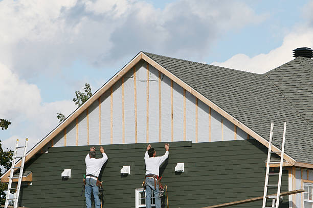 Professional Emergency Siding Repair technician working in West Alexandria, OH
